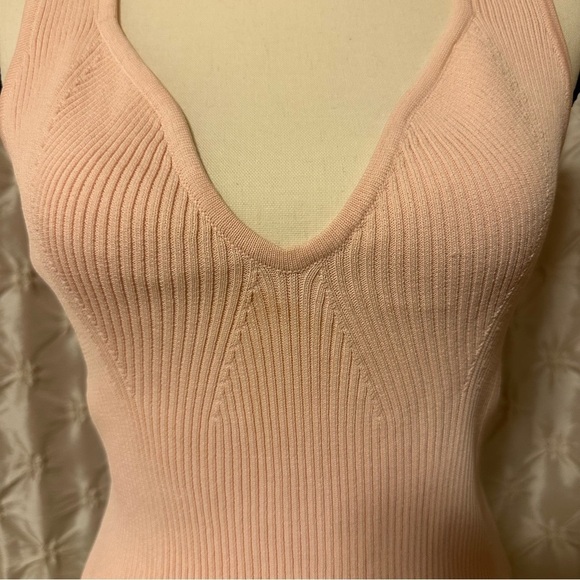 Significant Other Dacia Rib-Knit Tank Top Sleeveless Cross Back - Picture 4 of 11